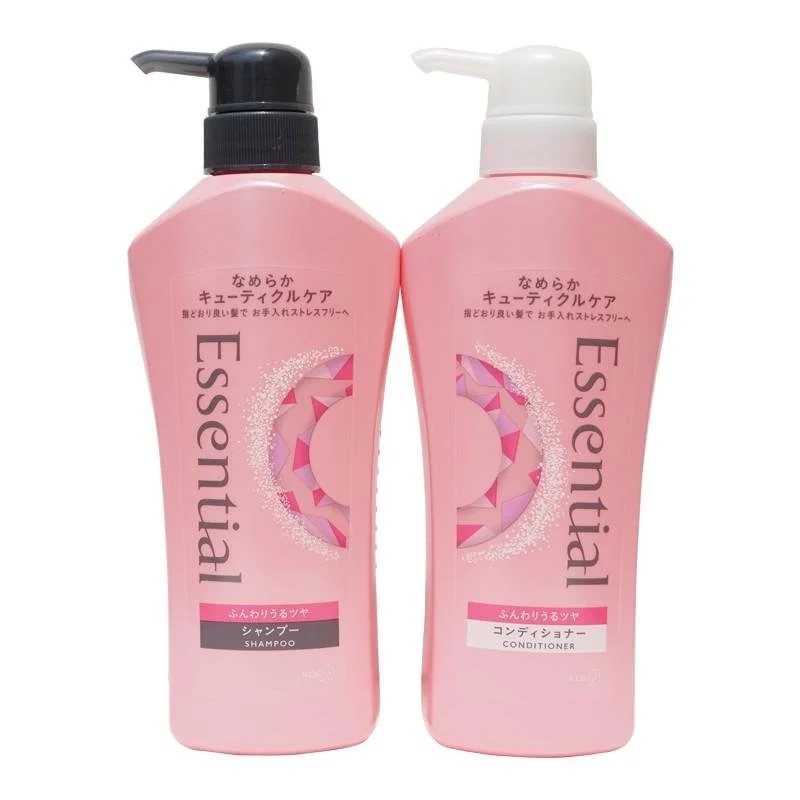 BỘ GỘI XẢ ESSENTIAL FLUFFY LUSTER NHẬT BẢN DÀNH CHO TÓC MỎNG, YẾU - 4901301383143